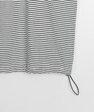 [unisex] Koiku Stripe String Over Hood Tee