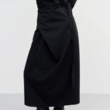 [NONCODE] Muren Wrap Shirt One Piece