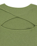 CUT OFF LS KNIT