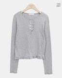 Toel Dot Frill Long Sleeve T-Shirt