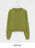 Hayushi Round Neck Button Cardigan