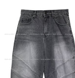 Inport Rivet Balloon Denim Pants