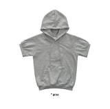 DOUBLE ♡ HALF HOOD T