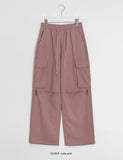 [unisex] Rilkan Summer Banding Wide Cargo Pants