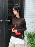 KNOTTY STRAP KNIT TOP