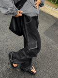 Stitch Wide Jogger Cargo Pants