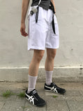 PLAIN BUCKLE SHORTS