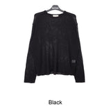 Laon see-through linen knit