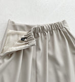 Lovin Banding Pintuck Flare Skirt