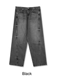 Rat Domingo Curved Denim Pants