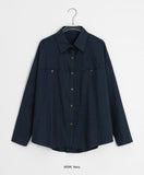 Doint Pocket Cotton Over Long Sleeve Shirt