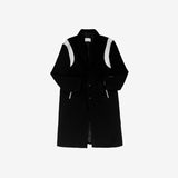 Zao Color Matching Long Coat