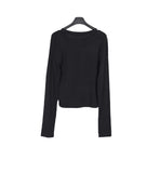 Hessy Wool Round Long Sleeve Tee