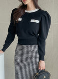 Seribel Shirring Puff Knit
