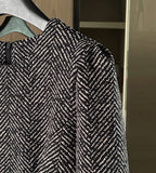 Watte Herringbone Check H-Line One Piece