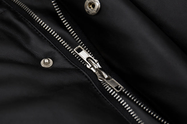 【YOURNUS】High Neck Leather Crop Padding YOURNUS (ユアノス) - ハイネックレザークロップペディン / High