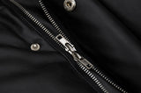 High Neck Leather Crop Padding