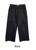 Retin Zipper Cargo Denim Pants