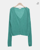 Plate Linen Cardigan