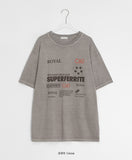 [unisex] Gagent Pigment Printed Short Sleeve Tee