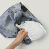 Hip Pads Detachable Span Denim Shorts