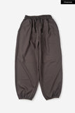 Mink pintuck balloon jogger sweatpants