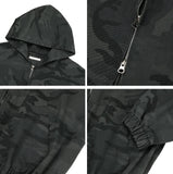 Heims Camo Washed Hooded Jacket