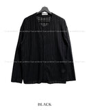Into summer see-through linen cardigan