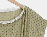 Cheta Flower Short Sleeve T-shirt