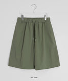 [unisex] Buh Summer Nylon Banding Bermuda Pants