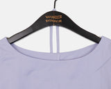 Beunu one-shoulder muffler strap blouse shirt