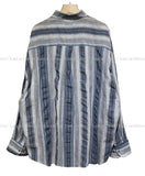 Flare loose fit linen shirt
