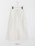 Lindido Cut Nylon Cargo Skirt