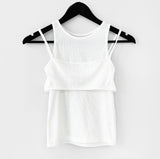 VT bustier sleeveless shirt