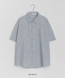 [unisex] Beamgero check over short-sleeved shirt