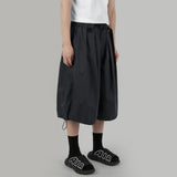 Buckle Balloon Half Pants