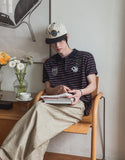 Nowell Back-Banding Cotton Wide Pants