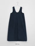 Ferriden pocket sleeveless long one piece