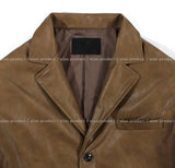 (UNISEX) Ed Leather Over Blazer