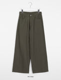 Miruna Back Bijo Cotton Wide Pants