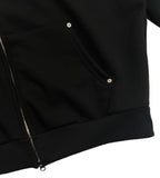 RIVET OVER HOOD ZIP-UP