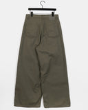 [Mink Brushed] Sonek Rustling Cotton Wide Cargo Pants