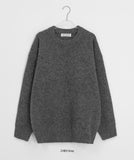 [BAONHAUS] Ryukin Color Mix Wool Round Knit