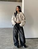 Bolide Washing Baggy Denim Pants