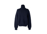 Rucker High Neck Duffle Button Knit Cardigan