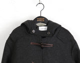 Arco Wool Herringbone Short Duffel Coat