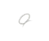 Ice Block Silver Ring S