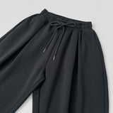 Pintuck 4-Season Wide Balloon Banding Pants
