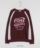 [unisex] Tuminseu sporty printing color matching over sweatshirt