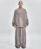 Paneled Washed Sweatshirt